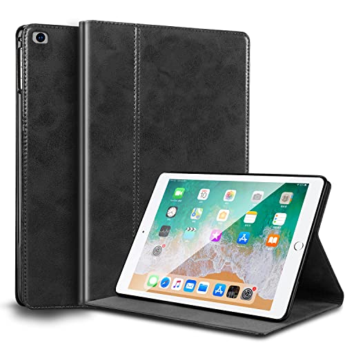Coque iPad Mini cuir véritable étui de protection pour le bureau et voyage