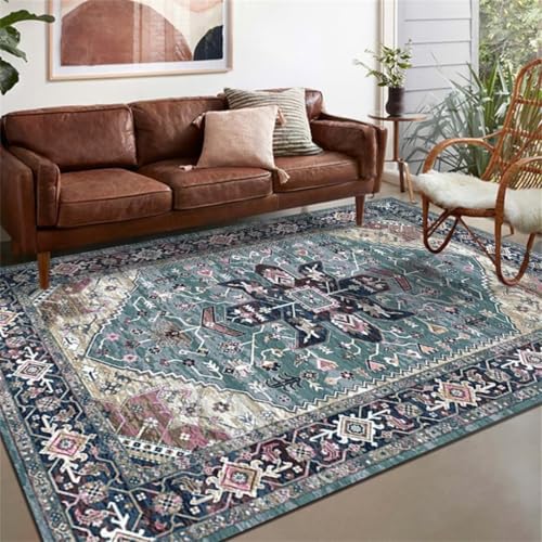 Tapis enfants antidérapant et lavable grand format style rétro
