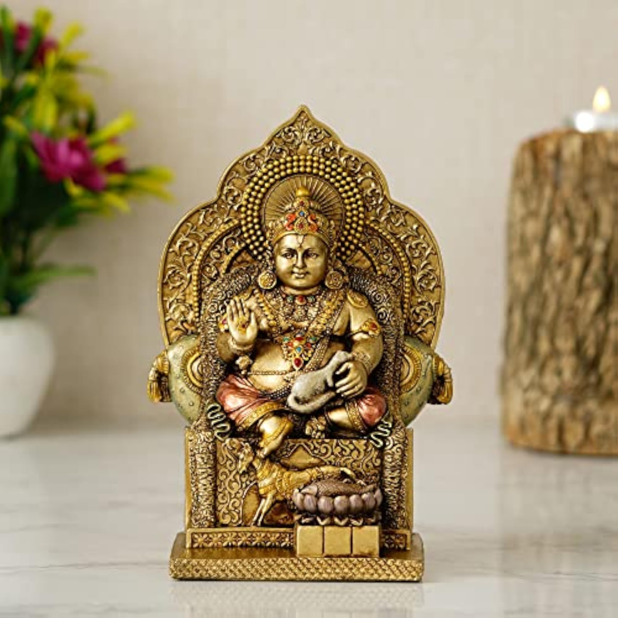 Poly Resin Lord Kuber Statue, 7 Inch