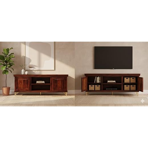 Modern Wooden TV Entertainment Unit