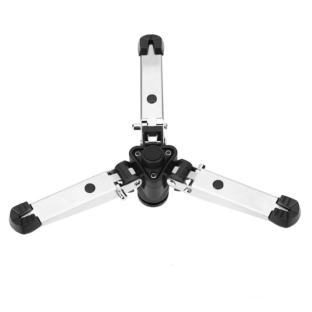 Base de trípode Soporte de trípode Plegable Universal Mini Soporte de Tres pies Base de trípode monopié con Tornillo de Montaje de 1/4 pulg.