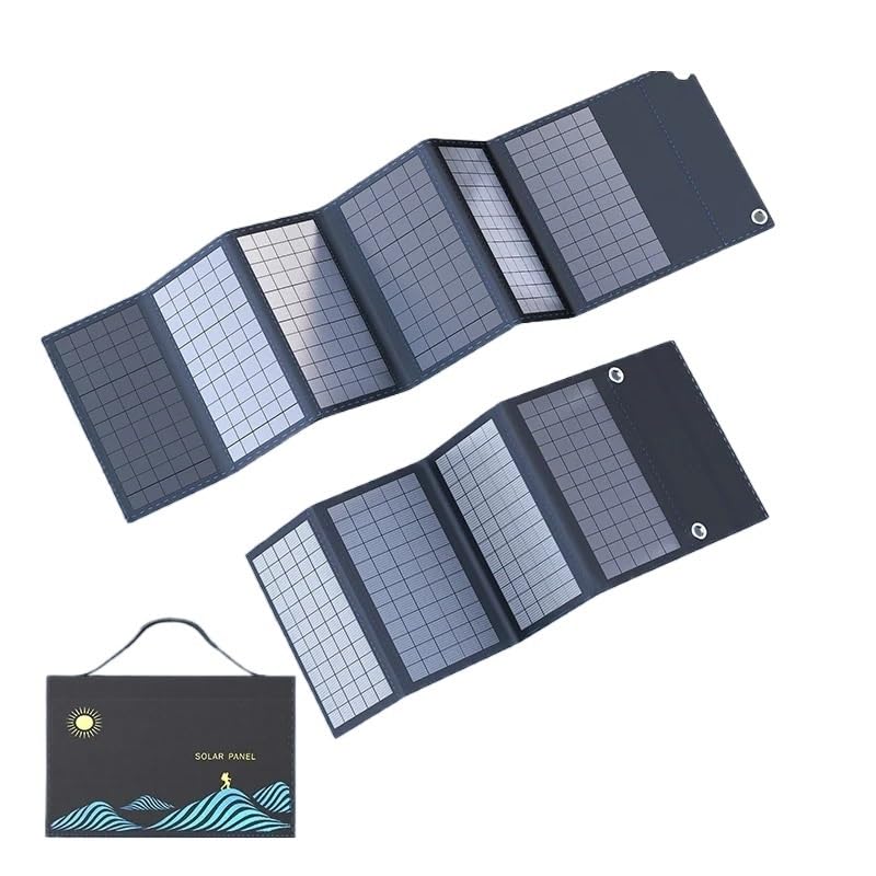 Panel Solar 1000W Plegable Cargador Solar Portátil Salida DC USB Fuente de Alimentación Exterior