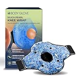 Body Glove Ice Packs for Injuries Reusable Knee Ice Pack Wrap, 2 in 1 Hot and Cold Pain Relief Microwavable Gel Beads Knee Wrap