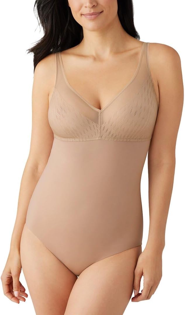 Wacoal Womens Elevated Allure Wirefree Shaping Bodysuit