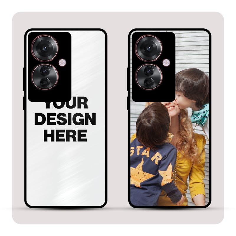 Image of Personalized Back Cover for Oppo F25 Pro | Custom Case with Name, Photo or Logo | PrintShield Hybrid with Soft TPU Grip & Scratch Protection