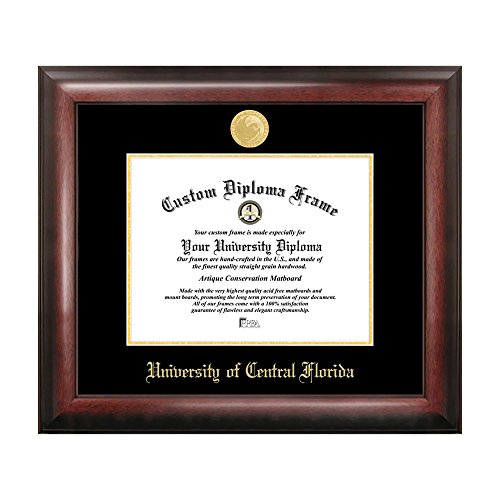 Campus Images University of Central Florida 11w x 8.5h Gold Embossed Diploma Frame
