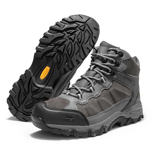 Image of NORTIV 8 Men's Waterproof Hiking Boots Outdoor Mid Trekking Backpacking Mountaineering Shoes