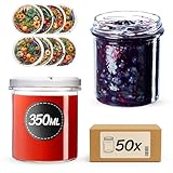 Sans danger pour les aliments : les bocaux de conservation sont adaptés au contact avec les aliments. Les bocaux de conservation ne contiennent pas de substances nocives qui pourraient affecter le goût des conserves.