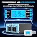 OLTEANP 2500W Spannungswandler 12v auf 230v Reiner Sinus Wechselrichter -Power Inverter Konverter mit 2 AC-Ausgängen, USB&Type-C Anschluss, für LKW, Fahrzeug,Fernbedienung mit LCD-Bildschirm