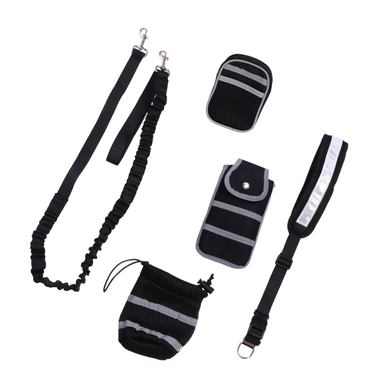 GALPADA 5pcs Reflective Pet Traction Rope Durable Nylon Leash for Walking Jogging Camping Handle Random Color Options Random Color