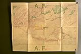  Algerien und Tunesien, Deutsche Heereskarte, Zusammendruck Gafsa, 1 : 200.000 (ca. 102 x 76 cm)