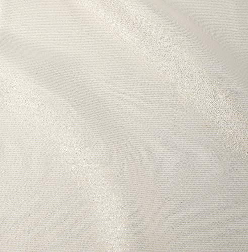 Amscan Metallic Tablecloth Party Supplies, 60" X 84", White/Silver #TOP2