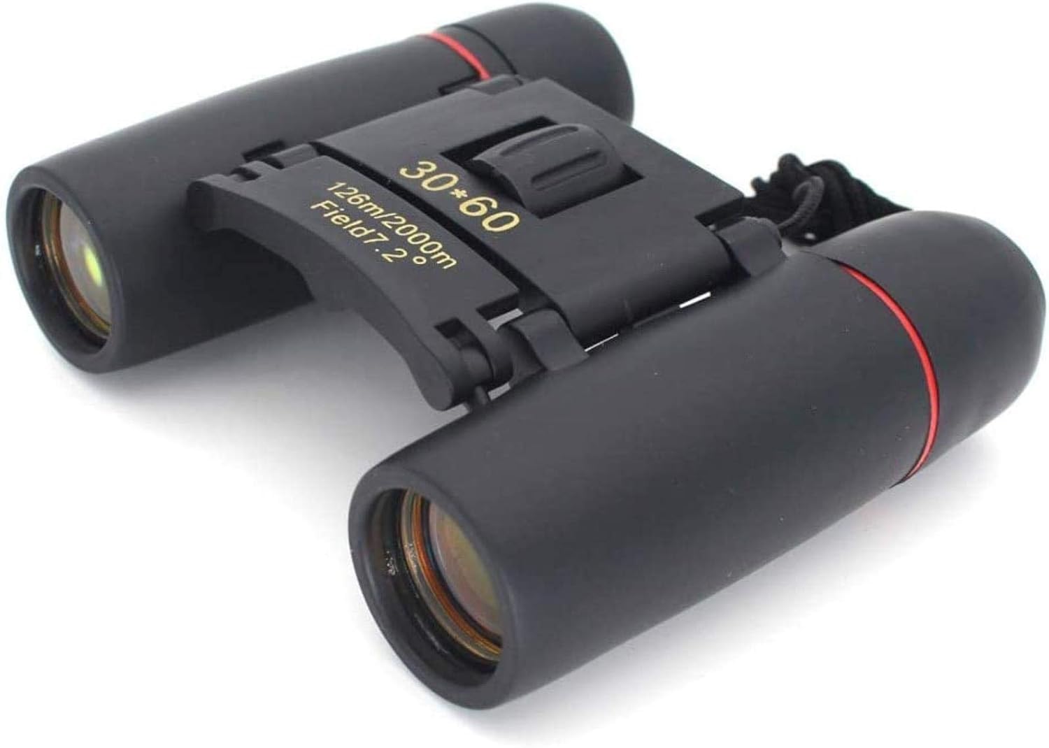 Telescopio Binoculares Alta Potencia Binoculares Zoom 30x60 Binoculares Plegables Viajes al Aire Libre Ver Camping Mini telescopio Interiores/Exteriores