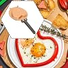 Yajuyi Frying Pan Double Sided Nonstick Griddle Omelette Maker Cookware Sandwich Waffle Stainless Steel Heat Resistant Handle Suitable for Home, Heart Shape #3