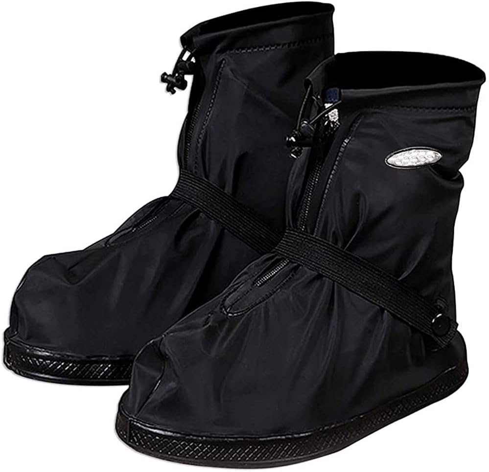 [MYFTD] シューズカバー 防水 靴 レイン カバー 雨 雪 泥避 靴保護 レインブーツ 通勤通学 梅雨対策 自転車 バイク用 男女兼用 ブーツカバー お手入れ簡単 滑り止め 軽量 折りたたみ 履きやすい