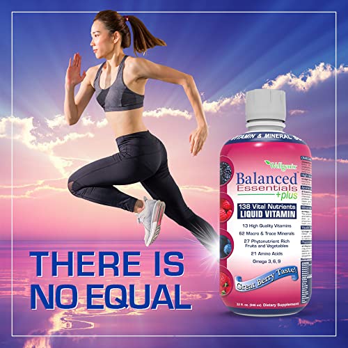 Wellgenix BALANCED ESSENTIALS 2 Pack Natural Liquid Nutritional Supplement Vitamin 32 Ounces Very Berry S-Be32 thumb #5
