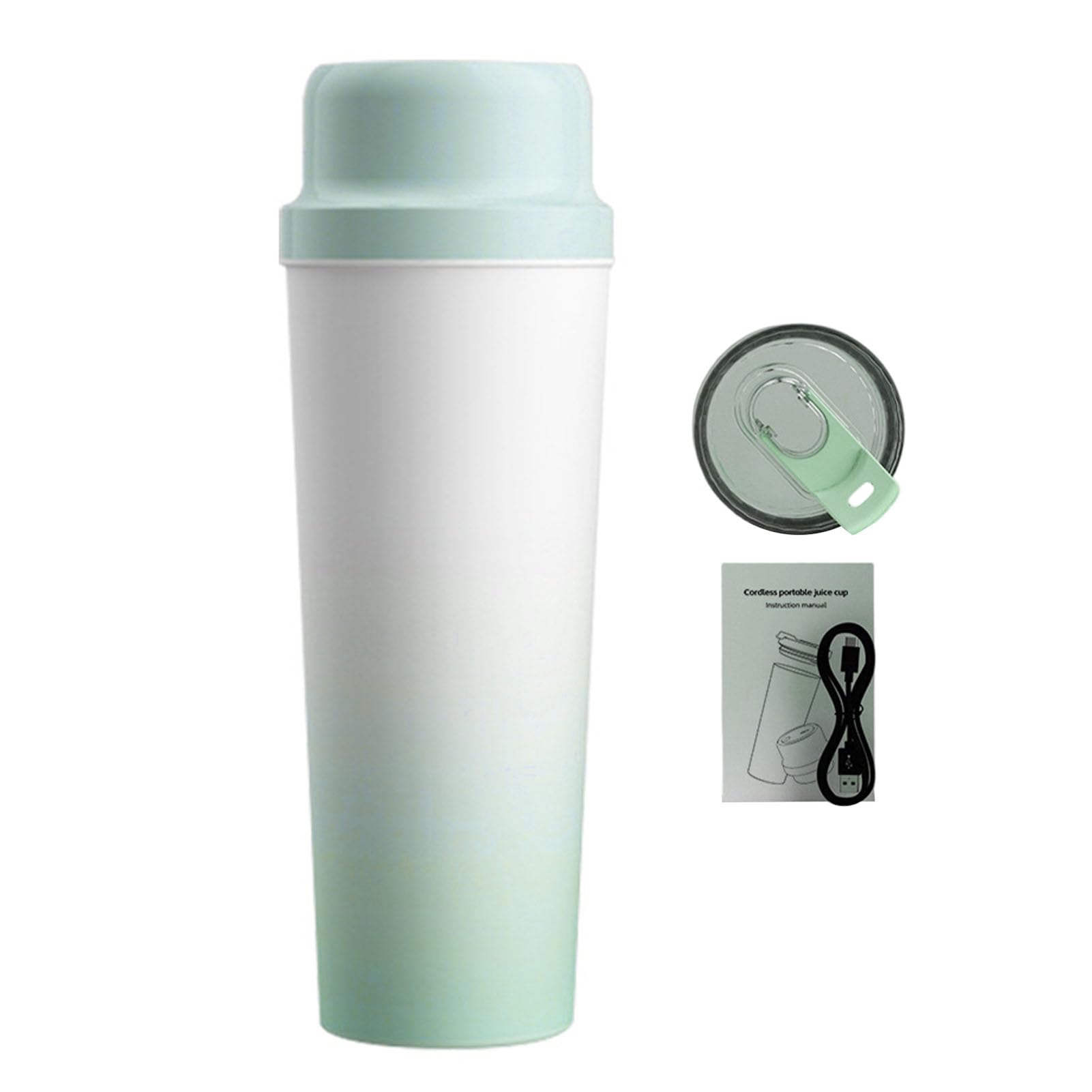 Licuadora Portátil, Licuadora Personal para Batidos y Purés con 20 Cuchillas, Ideal para Viajes, Deportes, Oficina, Camping y Salidas