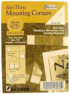 Lineco Self-Folding Mounting Corners, 7/8