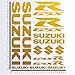 Kit Adesivi stickers compatibile SUZUK GSXR kit 1 moto decal cod. 01196 (091 ORO)