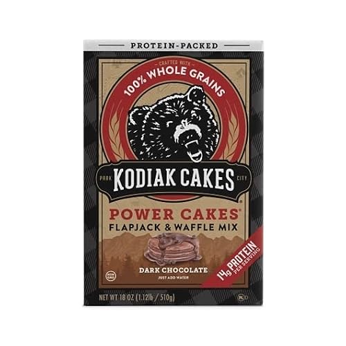 Kodiak Cakes Power Cakes, Dark Chocolate Flapjack And Waffle Mix, 18 Ounce (2 Pack) #TOP2