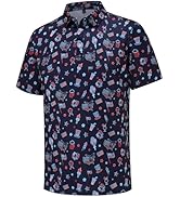 Mens Golf Polo Shirts Short Sleeve Dry Fit Performance Moisture Wicking Casual Funny Golf Polo Sh...