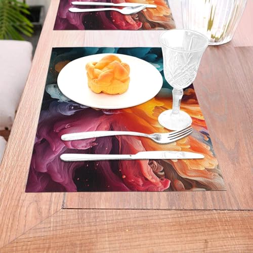 Sets de table lavables en PVC pour protéger la table des taches - 5