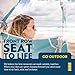 GCI OUTDOOR Waterside Pod Rocker Outdoor Rocking Chair with Sunshade Canopy