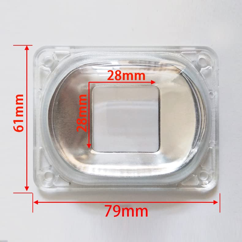 Microscope Lens Reflector Silicone Ring for 20w/30w/50w LED COB AC220V 110V LED floodlight Lamp DIY