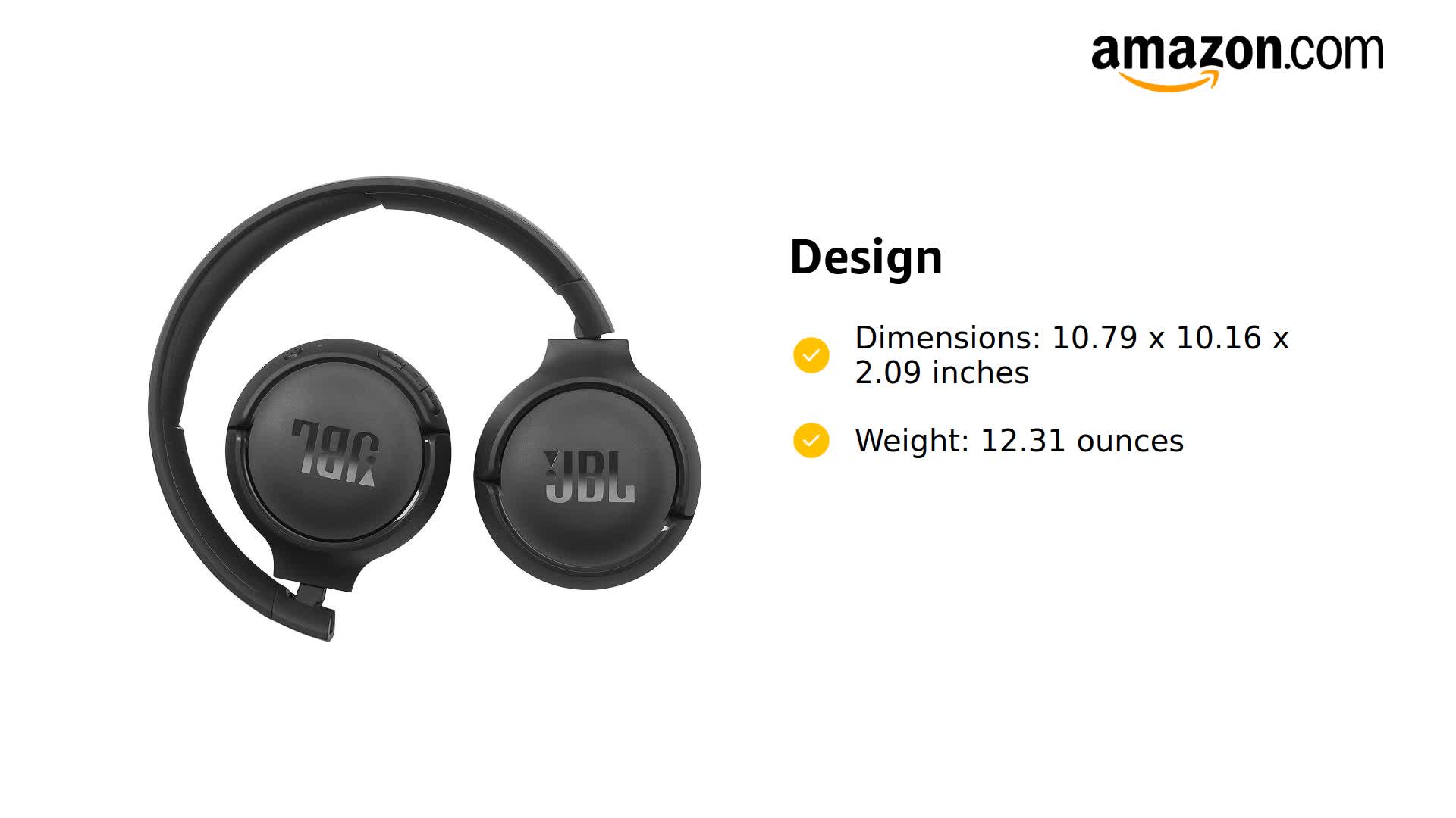 Amazon.com: JBL Tune 570BT On-Ear Wireless Bluetooth Headphones