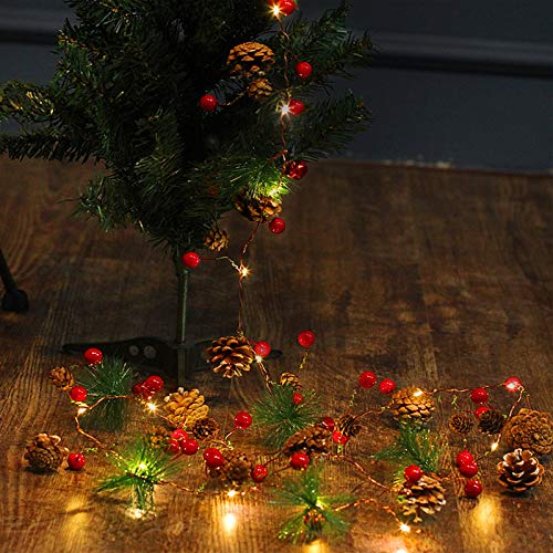 Yisscen Luci di Stringa di Natale Ghirlanda di