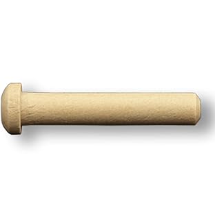 Pinehurst Crafts Wooden Axle Pegs for 1/4 Inch Hole Toy Wheels, 1-1/4