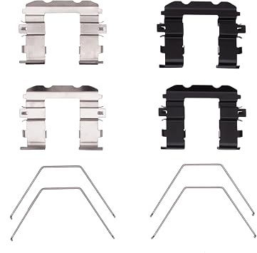 Dynamic Friction Company Front Disc Brake Hardware Kit 340-03046| Fits 2018-2020 Hyundai Elantra; 2018-2023 Hyundai Kona; 2019-2024 Kia Forte; 2020-2024 Kia Forte5; 2024 Kia K3; 2021-2025 Kia Seltos