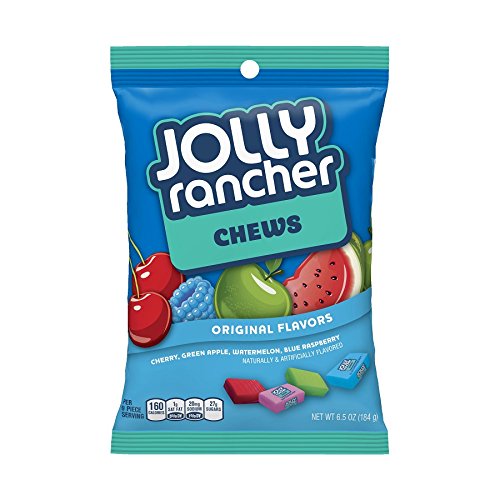 JOLLY RANCHER Chews Candy, Original, 6.5 Ounce (Pack of 12)