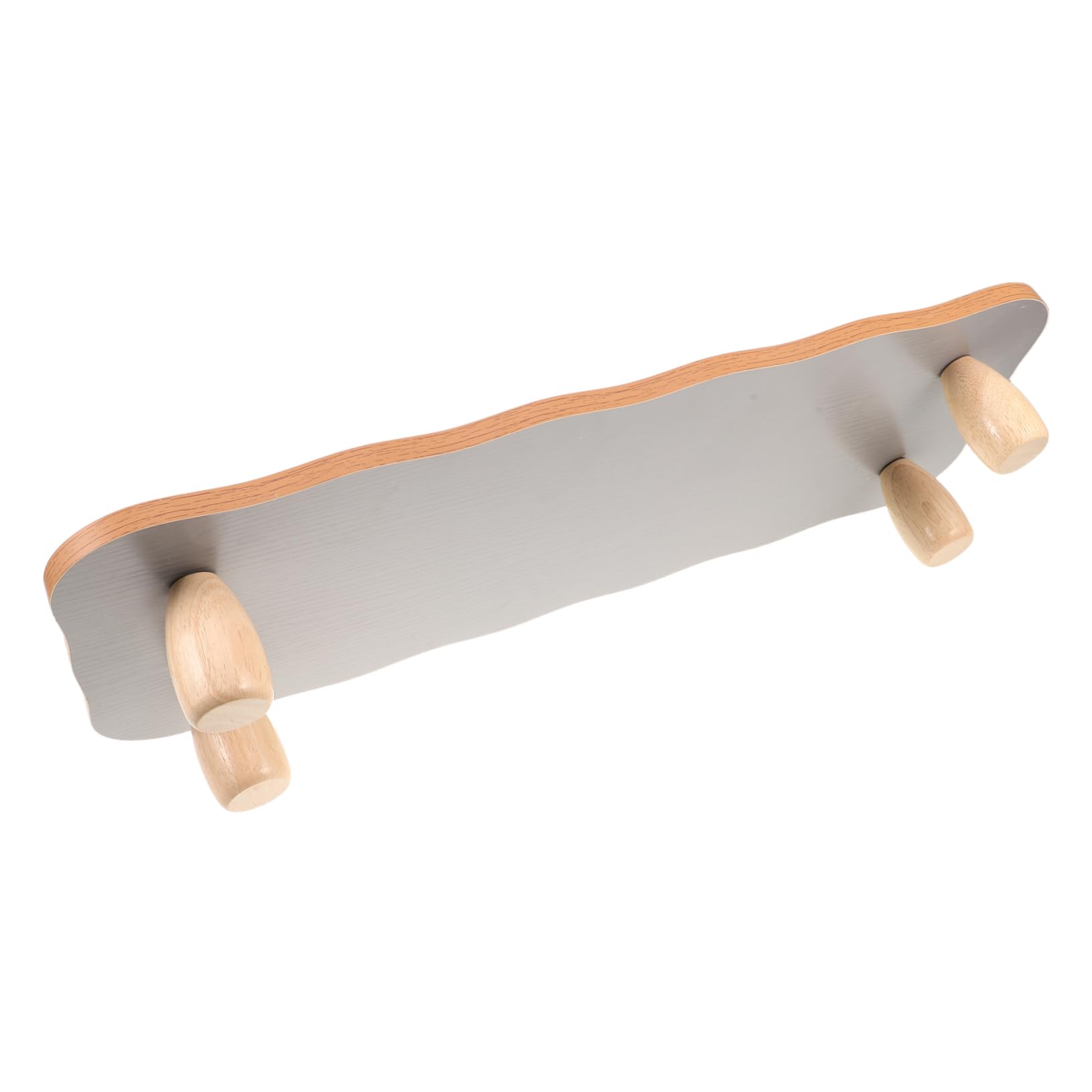 Ripiano Rialzato per Scrivania in Legno Supporto per Monitor E Laptop Organizzatore da Ufficio Ottimizzazione Spazio di Archiviazione