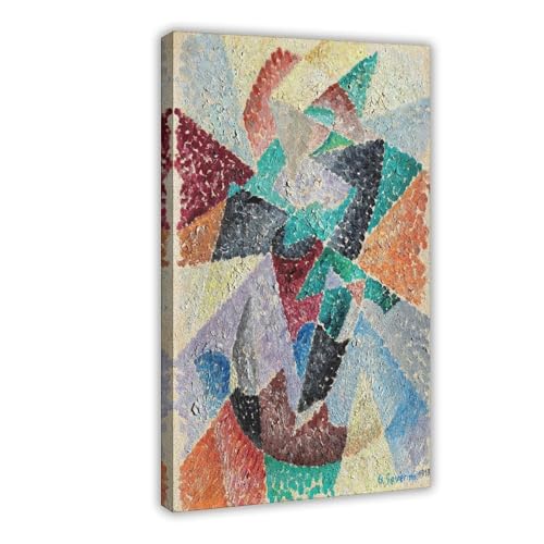 Poster Bear Dance de Gino Severini impression sur toile 20x30 cm avec cadre suspendu en bois