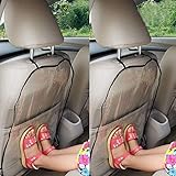 Höchste Qualität: Es besteht aus PVC-Material, das umweltfreundlich ist gemacht, hitzebeständigen und kältebeständig. Es stellt sicher, die Rückseite Ihres Autositze frei von Kratzern.