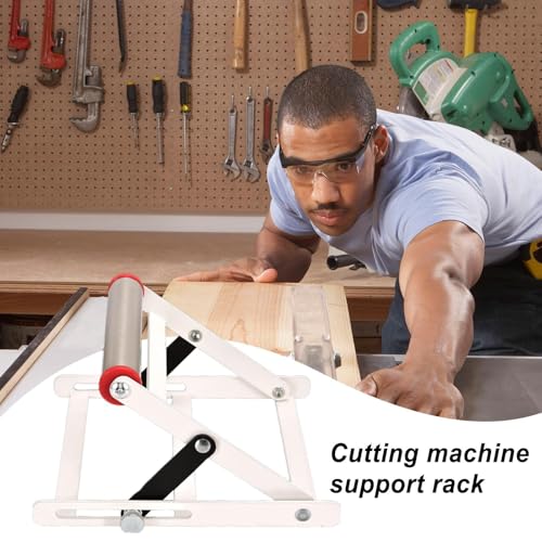 Support de scie circulaire de table réglable pour aménagement d'atelier