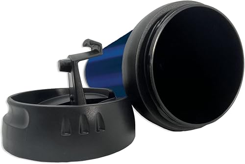 Miniatura 3 de LaserGram 16oz Coffee Travel Mug, Route 66 California, Personalized Engraving Included (Dark Blue)