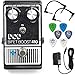 Digitech DOD Bifet Boost 410 Guitar Effects Pedal - Bundle with 2 Patch Cables, 6 Dunlop Picks, and Power Supply