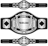 Campeonato Personalizado - Cinturón de Lucha Libre de Cuero Genuino para Adultos - Opción de Diseño de Banderín Personalizado Premier - Cinturón de Campeonato Personalizable para Premios y Trofeos 2