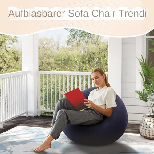 Sofá hinchable para camping plegable y ligero, perfecto para relajarse en terrazas y piscinas 3