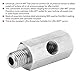 Turbo Öldrucksensor Adapter, Turbo-Versorgungsleitungs-Messschlauch T Edelstahl-Fitting-Stecker auf Buchse 1/8 Zoll auf M12X1.5-Adapter Turbo-Öldrucksensor-Versorgungsleitungs-Messgerät