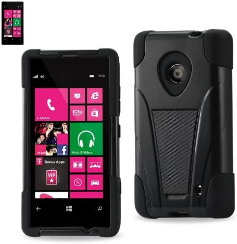Reiko Silicon Case/Protector Cover for Nokia Lumia 520/521 - Non-Retail Packaging - Black