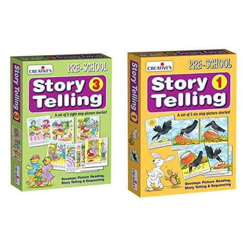 Creatives Educational Aids 0903 Story Telling Step-by-Step - 3 (8 Steps) & Story Telling Step-by-Step - 1 (6 Steps) (B085PB6241) Amazon Price History, Amazon Price Tracker