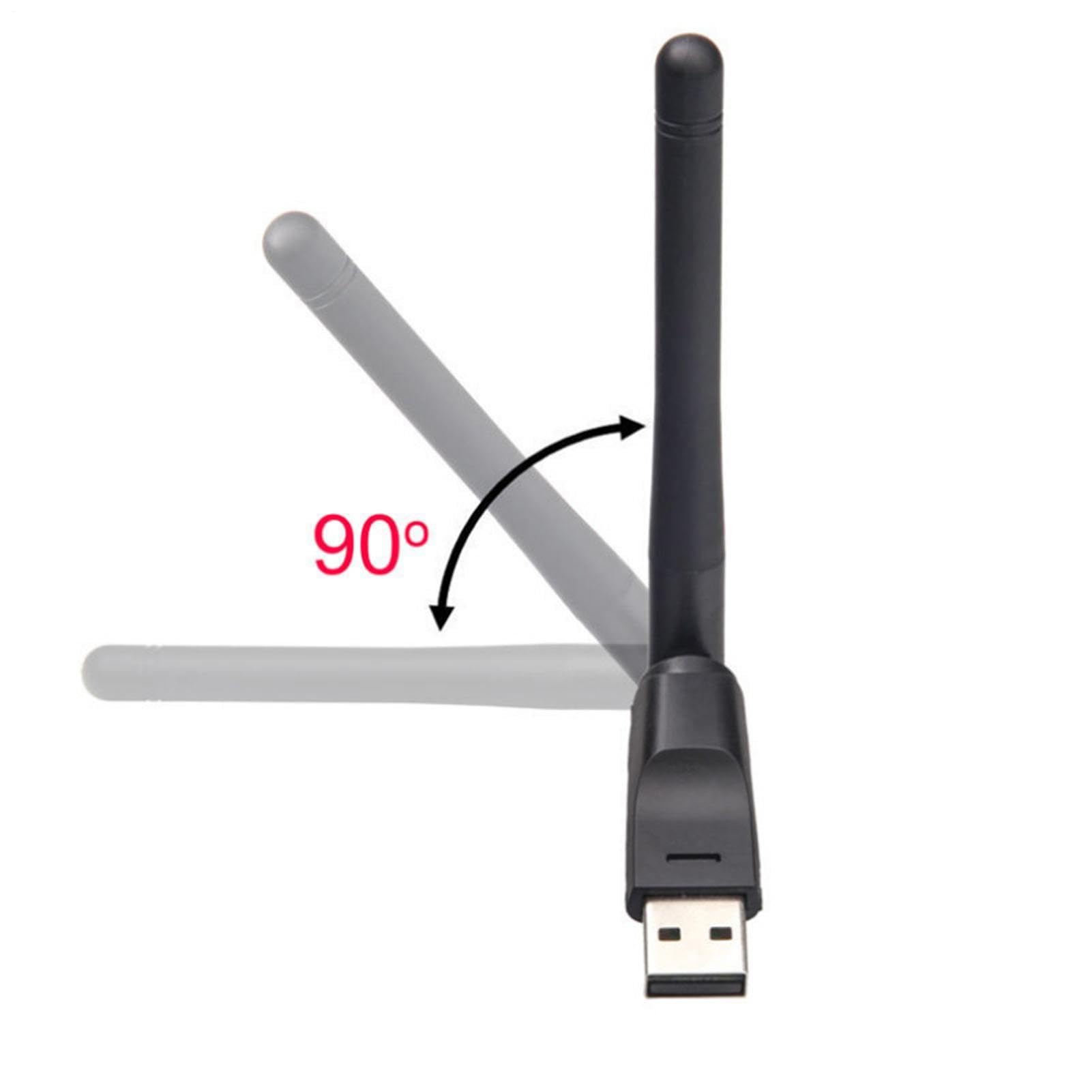 Adaptateur Wifi USB 150 Mbps 2,4 GHz Dongle Sans Fil Grande Antenne Carte Réseau Externe Puce Mt7601