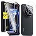 QULLOO Screen Protector for Xiaomi 17 Ultra, [2+2 Pack] Tempered Glass & Camera Lens Protector, HD Anti-Scratch Easy Installation Protective Glass Film