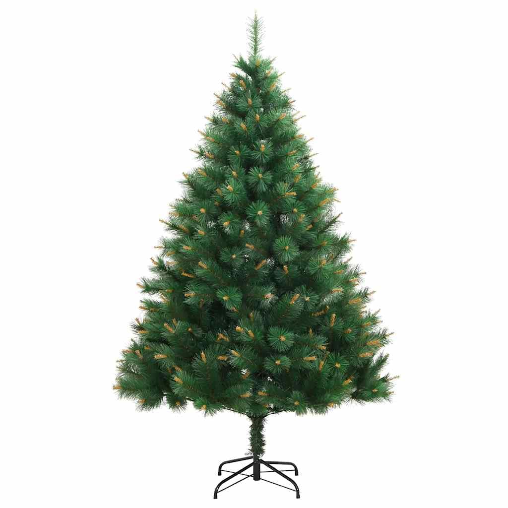 Sapin de Noël artificiel avec charnières et support 180 cm PVC