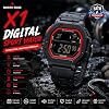 Reloj digital NORTH EDGE X1 para hombre y mujer, deportivo retro unisex con retroiluminación EL, resistente al agua 5ATM, cronómetro, temporizador, alarma, doble hora, ligero para uso diario 8