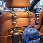Purse Hook for Car, Adjustable Headrest Hooks, 2 Pack - Image 4
