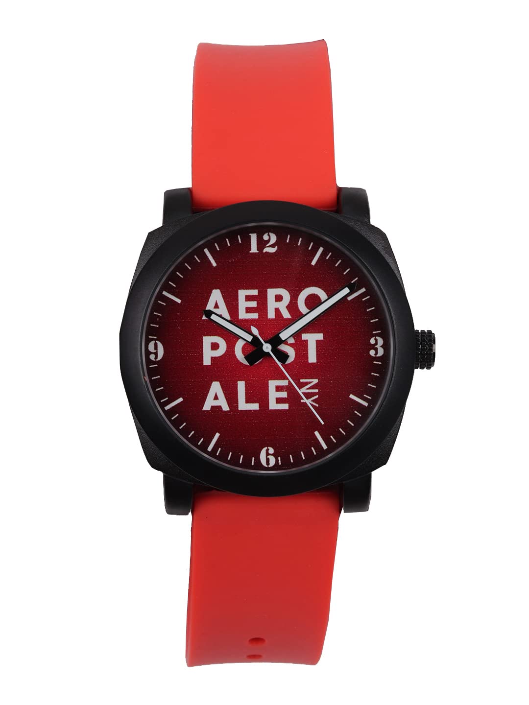 AEROPOSTALE Unisex Wrist Watch Brass Printed Dial & Orange Rubber Straps Analogue Watch (B09L6WTRGZ) Amazon Price History, Amazon Price Tracker
